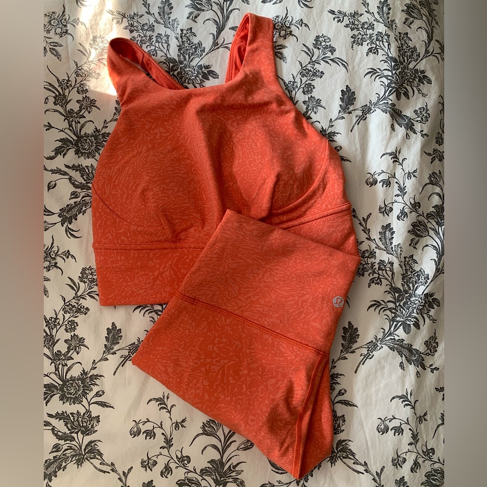 Lululemon Wunder Train Biker set